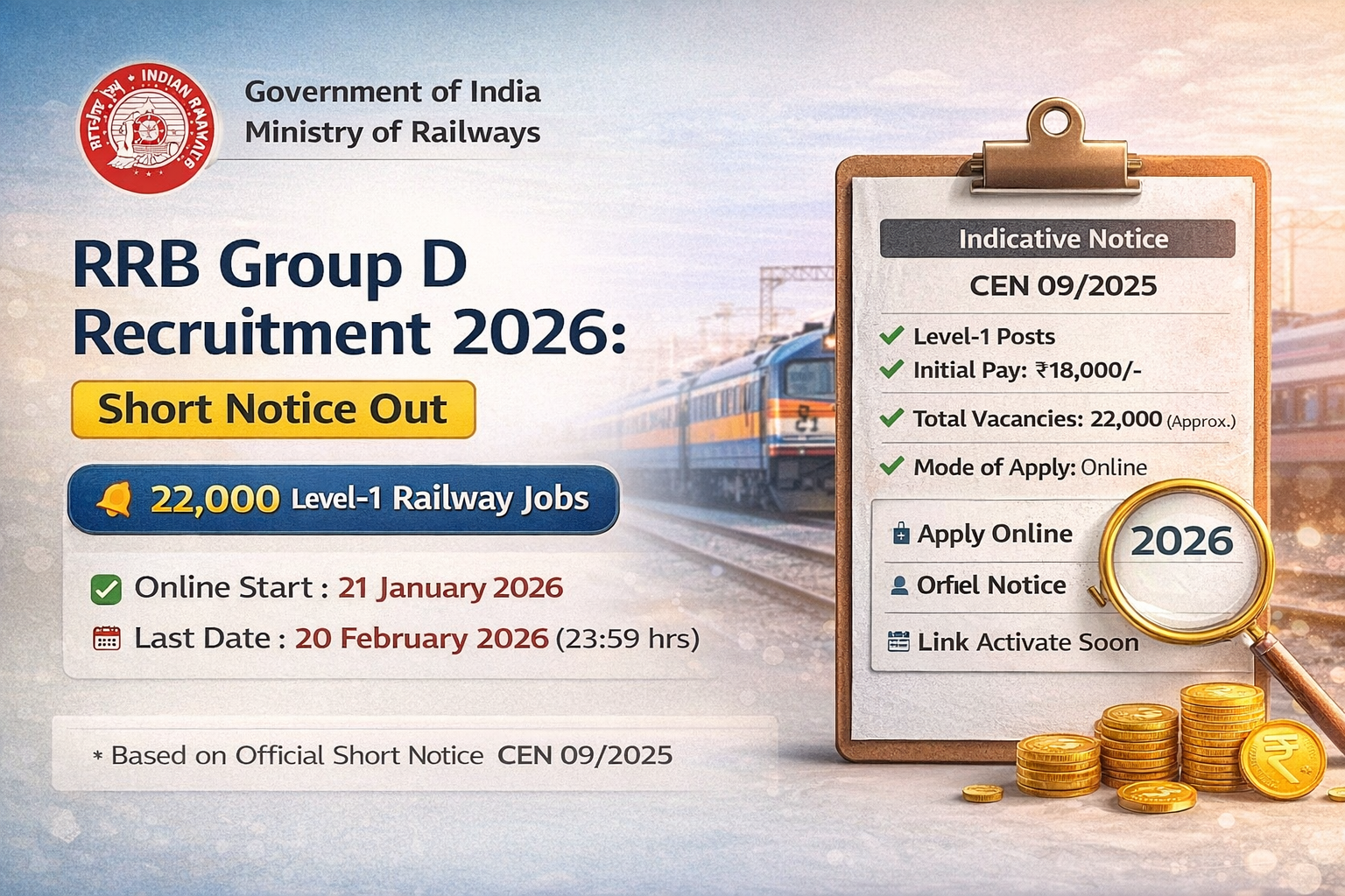 RRB Group D Recruitment 2026